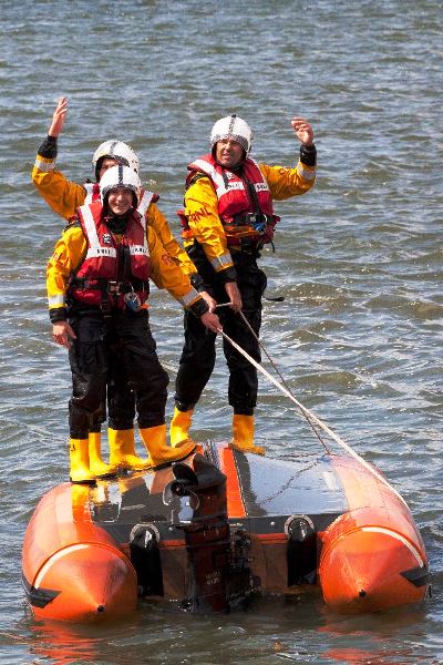 D-class capsize and self-right exercise